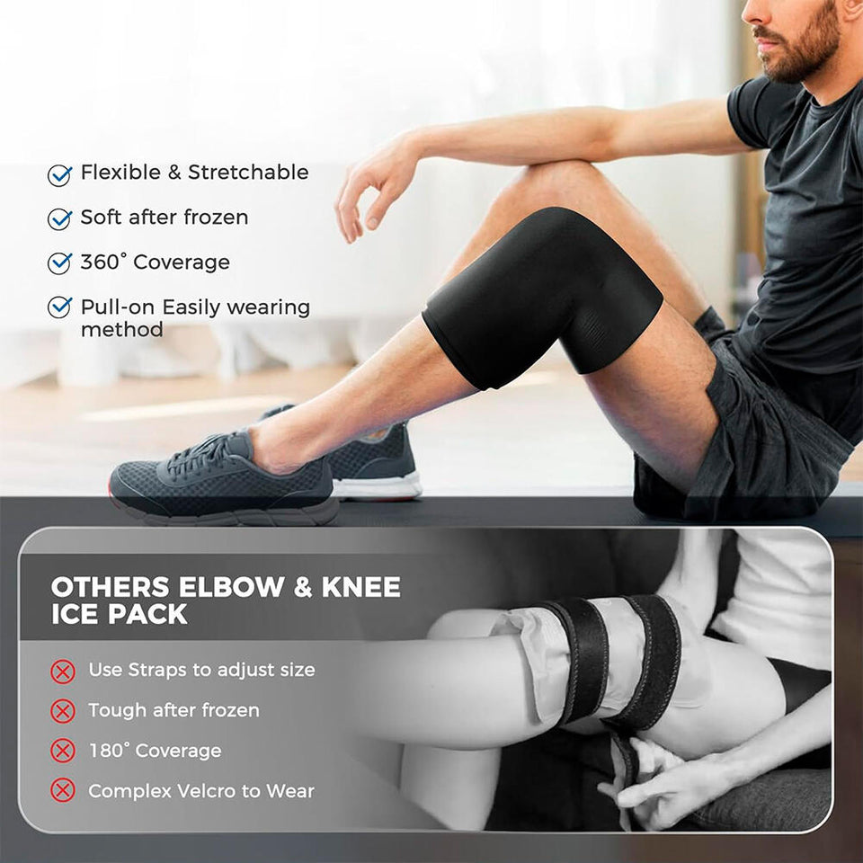 Pack antidolor (Gorro y Almohadilla de gel para rodillas y cotos en el tratamiento de dolor)